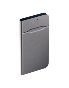 Чехол книжка универсальный для смартфонов р XL 6 5 7 1 серый Olmio