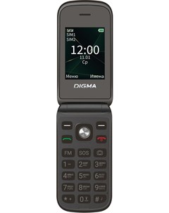 Мобильный телефон VOX FS241 128Mb черный Digma
