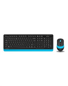 Набор клавиатура мышь Fstyler FG1010 черный синий A4tech