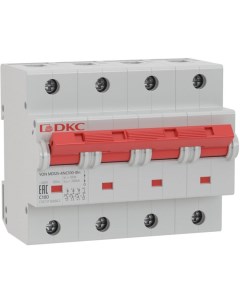 Автоматический выключатель модульный MD125 4NC100 3P N 100А C 20kA YON Dkc