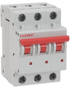 Автоматический выключатель модульный MD63 3D1 10 3P 1А D 10kA YON Dkc