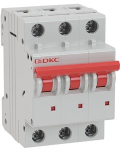 Автоматический выключатель модульный MD63 3C1 6 3P 1А C 6kA YON Dkc