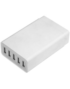 Зарядное устройство сетевое UG CD101 5PAUSB на 5 USB порта серый Gcr