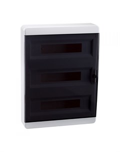 Корпус 117935 пластиковый Навесной OptiBox P BNK 2 54 IP41 Прозрачная черная дверь Кэаз