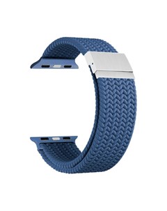 Ремешок на руку DSN 18 40 BL плетеный нейлоновый для Apple Watch 38 40 41 mm blue Lyambda
