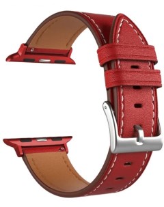 Ремешок на руку LWA 41 40 RD кожаный для Apple Watch 38 40 41 mm red Lyambda