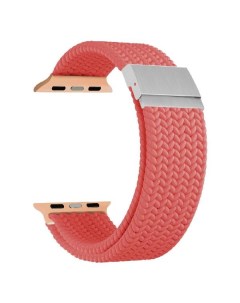 Ремешок на руку DSN 18 40 CR плетеный нейлоновый для Apple Watch 38 40 41 mm coral color Lyambda