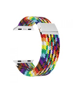 Ремешок на руку DSN 18 40 SC плетеный нейлоновый для Apple Watch 38 40 41 mm seven color Lyambda