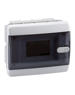 Корпус 145778 пластиковый встраиваемый OptiBox P CVK 1 06 IP41 прозрачная черная дверь Кэаз