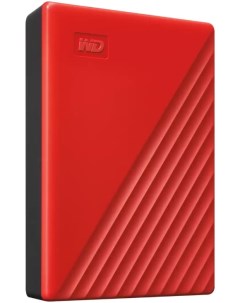 Внешний диск HDD 2 5 WDBPKJ0050BRD WESN My passport 5TB USB 3 2 Gen 1 red Western digital