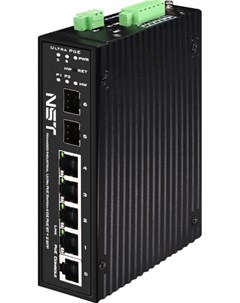 Коммутатор промышленный NS SW 4G2G PL IM HiPoE Gigabit Ethernet на 4GE PoE 2 GE SFP порта с функцией Nst