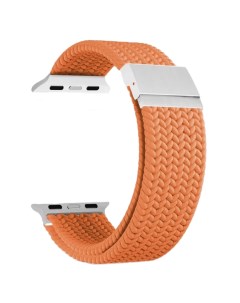 Ремешок на руку DSN 18 44 OR плетеный нейлоновый для Apple Watch 42 44 45 49 mm orange Lyambda