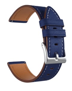 Ремешок на руку LWA S41 20 BL кожаный для часов 20 mm blue Lyambda