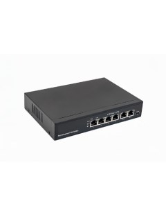 Коммутатор PoE NS SW 4F2F P Fast Ethernet на 6 RJ45 портов Порты 4 х FE 10 100 Base T с поддержкой P Nst