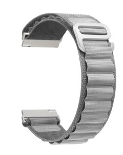 Ремешок на руку DSN 24 40 GR петлевой нейлоновый для Apple Watch 38 40 41 mm grey Lyambda