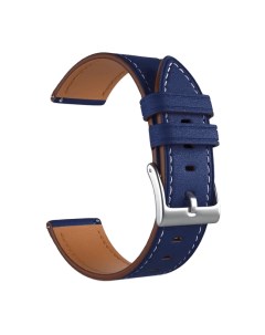 Ремешок на руку LWA S41 22 BL кожаный для часов 22 mm blue Lyambda