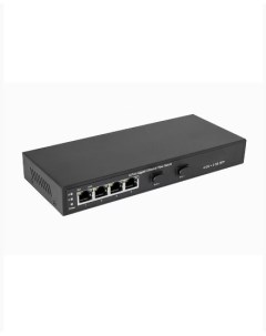 Коммутатор неуправляемый NS SW 4G2G Gigabit Ethernet на 4 RJ45 2 SFP Порты 4 x GE 10 100 1000Base T  Nst
