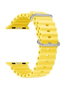 Ремешок на руку DSJ 39 40 YL cиликоновый для Apple Watch 38 40 41 mm yellow Lyambda