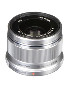Объектив для фотоаппарата с байонетом Micro Four Thirds Olympus M Zuiko Digital 25mm f 1 8 серебро M