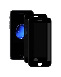 Защитное стекло для смартфона Perfeo для Apple iPhone 7 8 SE 2020 черный 3D Антишпион для Apple iPho