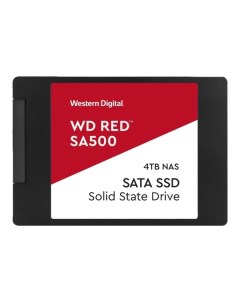 SSD накопитель WD 4TB Red SA500 WDS400T1R0A 4TB Red SA500 WDS400T1R0A Wd