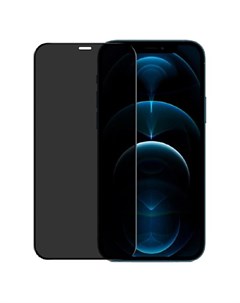 Защитное стекло для смартфона Perfeo Apple iPhone 12 Pro Max черный 3D Антишпион Apple iPhone 12 Pro