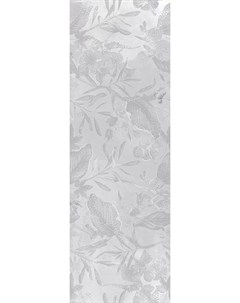 Керамическая плитка Bosco Verticale цветы серый BVU093 настенная 25х75 см Meissen