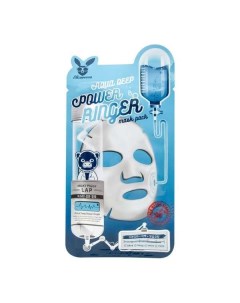Маска для лица увлажняющая с гиалуроновой кислотой Power ringer mask pack aqua deep Elizavecca 23мл Aria cosmetic co., ltd