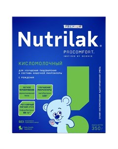 Смесь Nutrilak Нутрилак Premium Кисломолочная сухая адаптированная 350 г Инфаприм зао