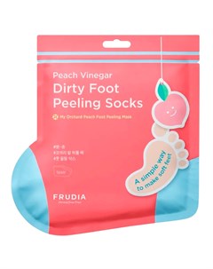 Маска носочки для педикюра с ароматом персика 40 г Frudia
