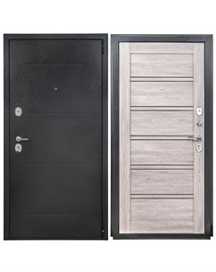 Дверь входная металлическая Порта Р 2 Дуб европейский 880 мм правая цвет серый антик серебро Portika