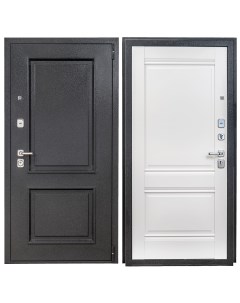 Дверь входная металлическая Порта Р 4 Т80 Белый Букле Графит 980 мм правая Portika