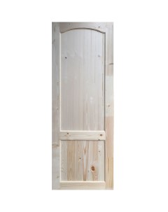 Дверь межкомнатная глухая без замка и петель в комплекте 60x200 см цвет натуральный Без бренда
