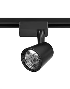 Трековый светильник PTR 0315 светодиодный 15 Вт 4000 К однофазный цвет черный Jazzway