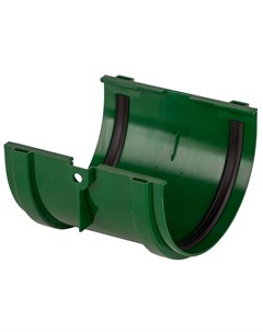 Соединитель желобов Dacha 120 мм зелёный Docke