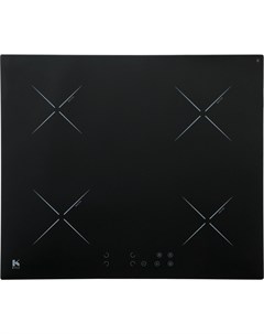 Варочная панель индукционная KHI 6001 BLACK 4 конфорки 60x52 см цвет чёрный Kitll