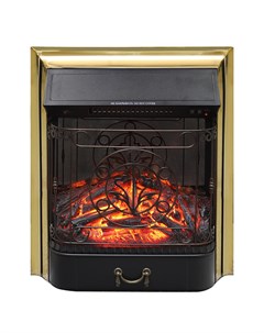 Очаг электрический Majestic FX M Brass цвет золотой Royal flame