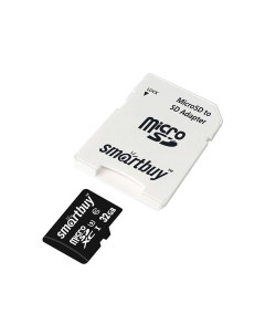Карта памяти 32Gb MicroSD Class 10 Pro UHS I U3 SB32GBSDCL10U3 01 с адаптером SD Smartbuy