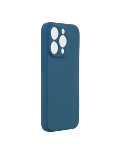 Чехол для APPLE iPhone 15 Pro с защитой камеры и подложкой Silicone Blue УТ000037383 Ibox