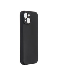 Чехол для APPLE iPhone 15 с защитой камеры и подложкой Silicone Black УТ000037388 Ibox