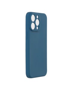 Чехол для APPLE iPhone 15 Pro Max с защитой камеры и подложкой Silicone Blue УТ000037382 Ibox