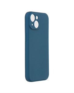 Чехол для APPLE iPhone 15 с защитой камеры и подложкой Silicone Blue УТ000037384 Ibox