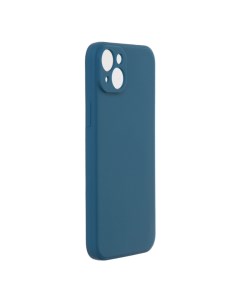 Чехол для APPLE iPhone 15 Plus с защитой камеры и подложкой Silicone Blue УТ000037381 Ibox