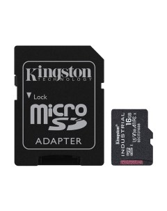 Карта памяти 16Gb Micro Secure Digital HC UHS I Class 3 SDCIT2 16GB с переходником под SD Kingston