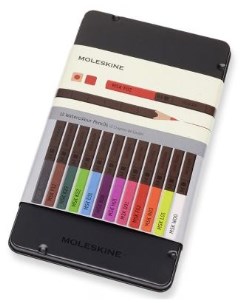 Набор цветных карандашей EW7P12COLA 12 шт акварельные Moleskine