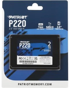 Накопитель SSD SATA III 2Tb P220S2TB25 P220 2 5 Patriòt