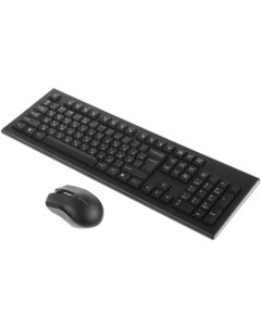 Клавиатура мышь 3000NS клав черный мышь черный USB беспроводная Multimedia A4tech