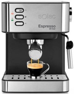 Кофемашина Espresso 20 Bar серебристый Solac