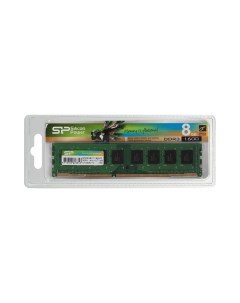 Оперативная память DDR3 DIMM PC3 12800 1600MHz 8Gb SP008GBLTU160N02 Silicon power