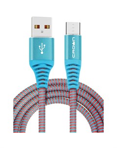 USB кабель CMCU 3102M синий Crown